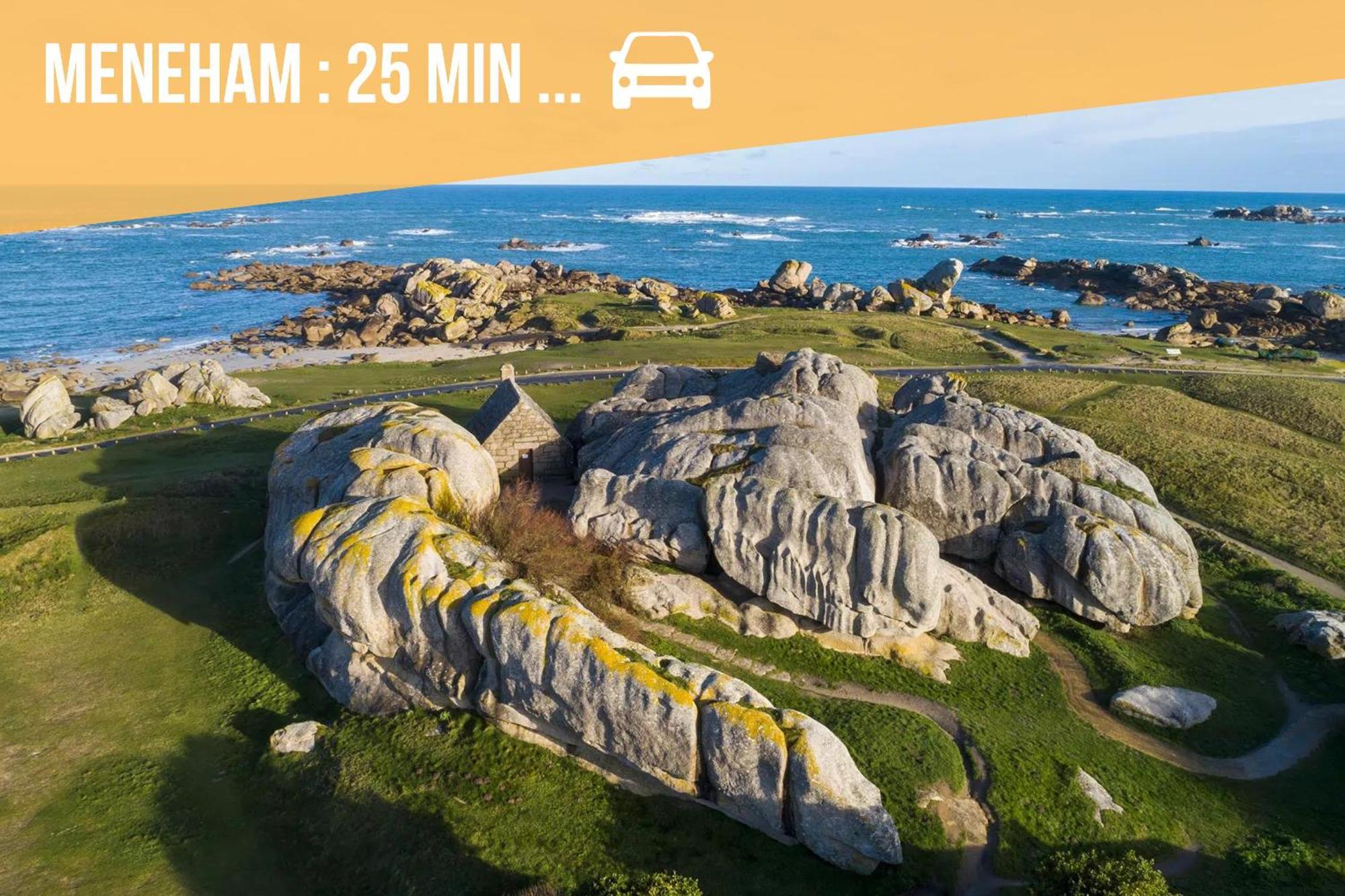Le Loft Du Dolmen Clara, Entre Terre Et Mer Plounévez-Lochrist Exteriör bild