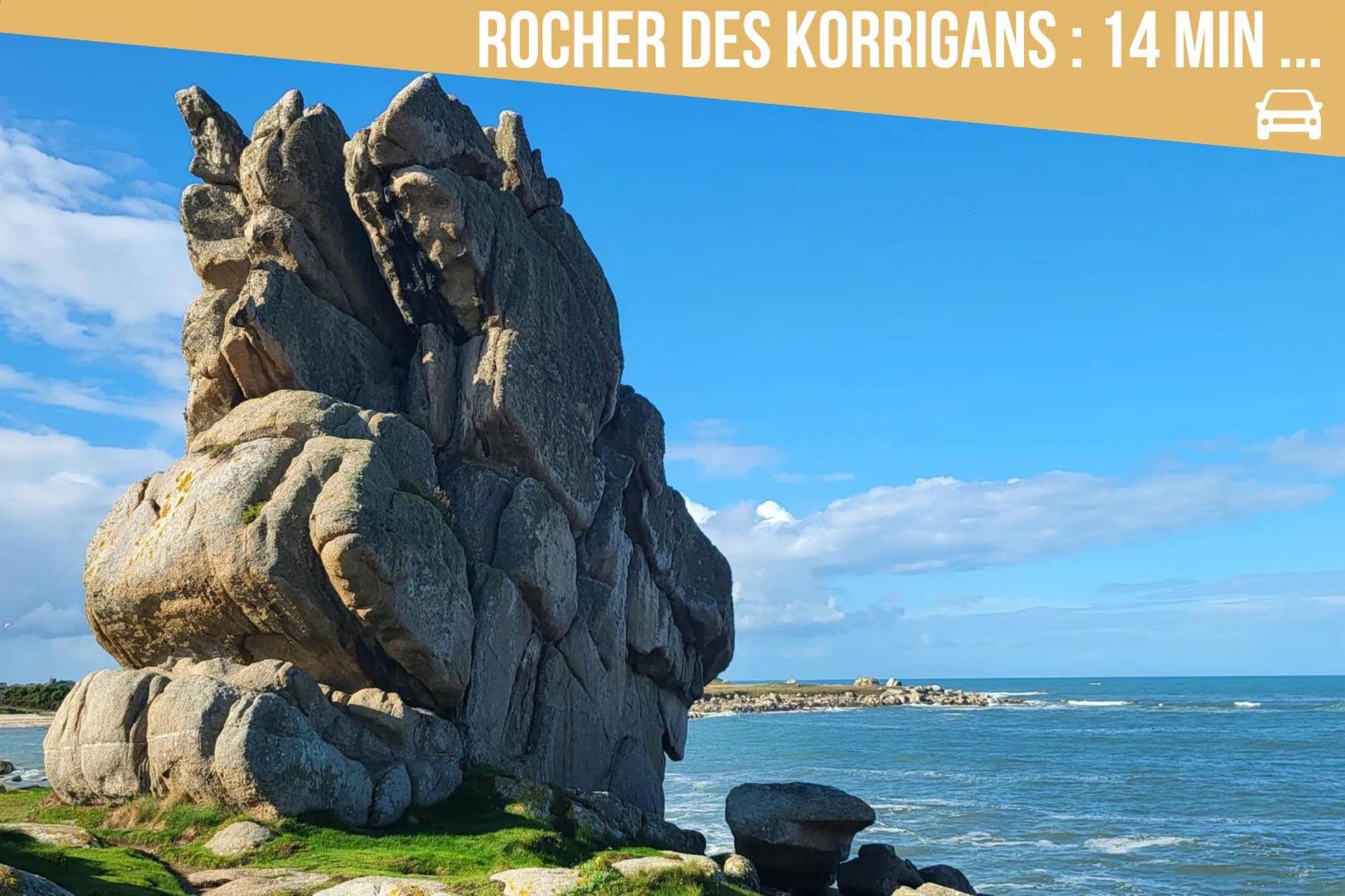 Le Loft Du Dolmen Clara, Entre Terre Et Mer Plounévez-Lochrist Exteriör bild