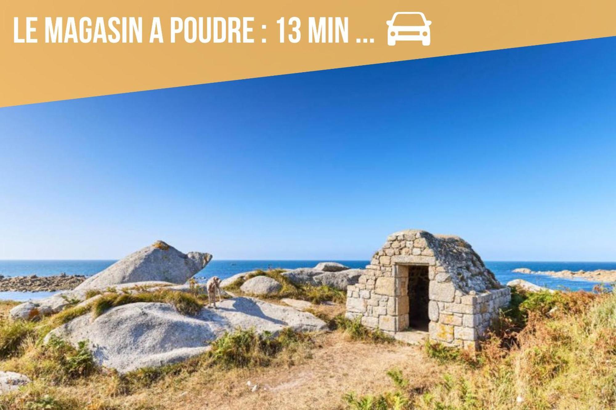 Le Loft Du Dolmen Clara, Entre Terre Et Mer Plounévez-Lochrist Exteriör bild